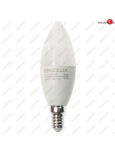 Лампа светодиодная E14 C35 11W (95W) 220V холодный ERGOLUX ERGOLUX led-c35-11w-e14-4k