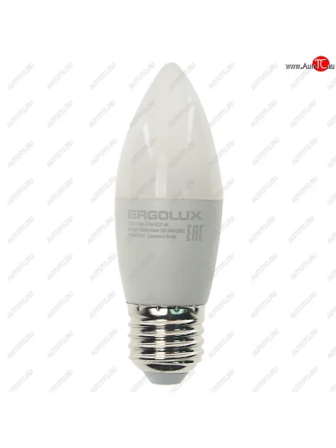 Лампа светодиодная E27 C35 11W (95W) 220V теплый ERGOLUX ERGOLUX led-c35-11w-e27-4k ERGOLUX led-c35-11w-e27-4k