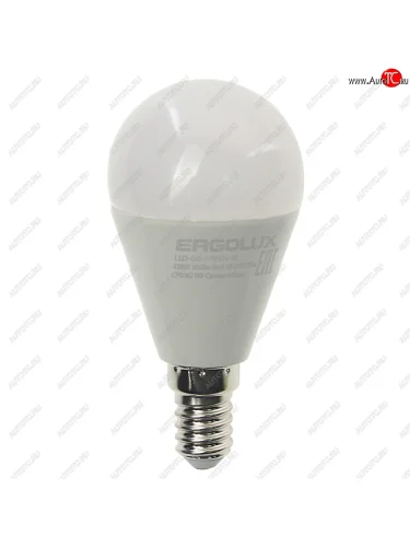 Лампа светодиодная Е14 G45 11W (95W) 220V холодный ERGOLUX ERGOLUX led-g45-11w-e14-4k