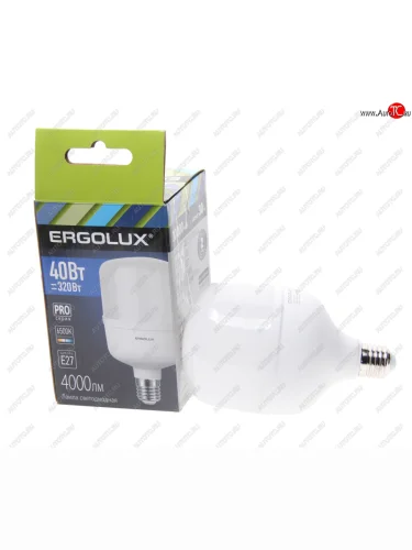 Лампа светодиодная E27 T170 40W (320W) 220V дневной свет ERGOLUX ERGOLUX led-hw-40w-e27-6k