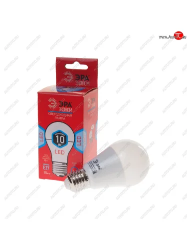 Лампа светодиодная E27 A60 10W (70W) 220V холодный ECO ЭРА ЭРА led-smd-a60-10w-840-e27 eco