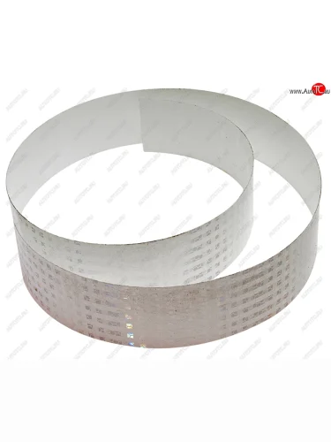 Лента светоотражающая белая (1м) NO NAME лента светоотражающая