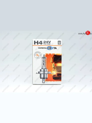 Лампа 24V H4 75/70W P43t ФОРМУЛА СВЕТА ФОРМУЛА СВЕТА lhi04247570fsp1 ФОРМУЛА СВЕТА lhi04247570fsp1