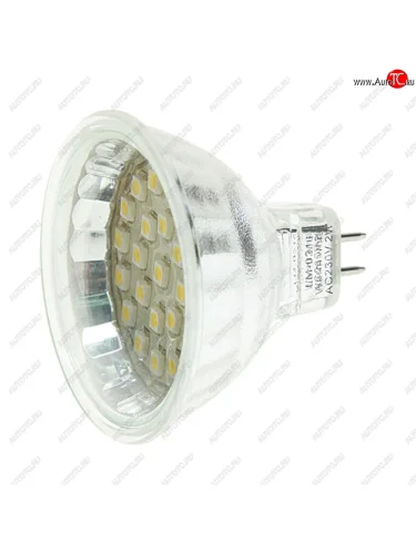 Лампа светодиодная MR16 2W(20W) 220V теплый MEGA LIGHTING MEGA LIGHTING lm-0216ww