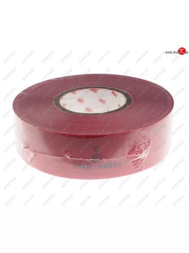 Лента светоотражающая красная (50м) призматическая NO NAME лнк50