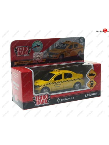 Модель автомобиля RENAULT Logan металлическая ТЕХНОПАРК ТЕХНОПАРК logan-bu