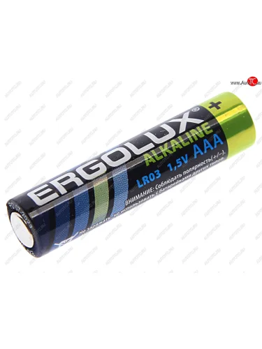 Батарейка AAA LR03 1.5V блистер 2шт. (цена за 1шт.) Alkaline ERGOLUX ERGOLUX lr03 bl-2