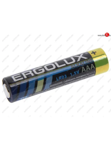 Батарейка AAA LR03 1.5V блистер 24шт. (цена за 1шт.) Alkaline ERGOLUX ERGOLUX lr03 bp-24