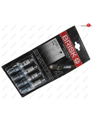 Свеча зажигания ВАЗ-2111 V8 BRISK LR15TC-1 EXTRA комплект BRISK lr15tc-1