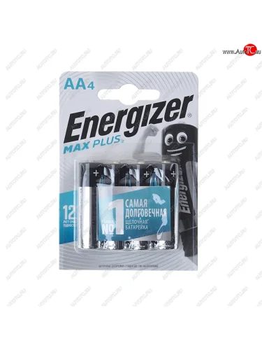 Батарейка AA LR6 1.5V блистер 4шт. (цена за 1шт.) Alkaline Max Plus ENERGIZER ENERGIZER lr6m bc4