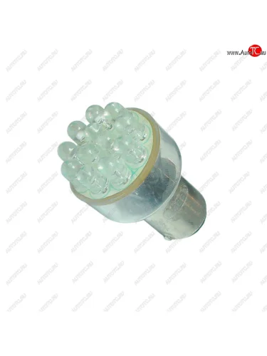 Лампа светодиодная 12V P215W BAY15d двухконтактная 12 светодиодов желтая MEGAPOWER MEGAPOWER-AUTOMOTIVE m-30404y