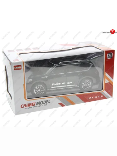 Модель автомобиля NISSAN Patrol 1:24 (свет, звук) металлическая NO NAME m 332-1