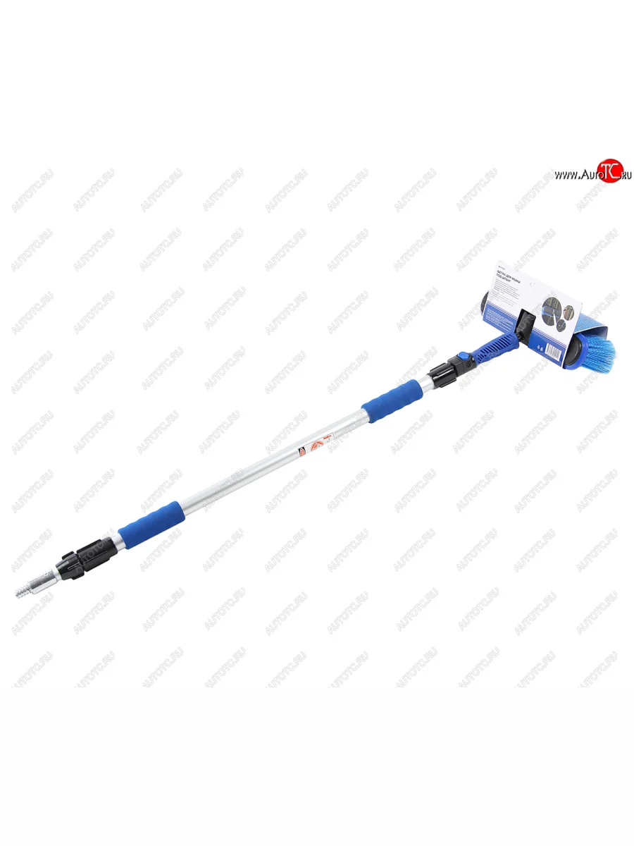 Щетка для мойки автомобиля телескопическая 110-185см под шланг (металлический штуцер) MEGAPOWER MEGAPOWER-AUTOMOTIVE m-71707  в Керчи Республика Крым