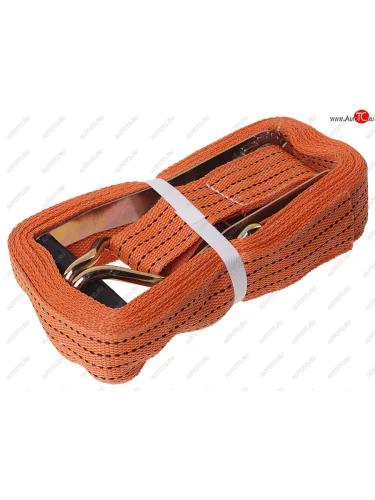 Стяжка крепления груза 5т 6м-50мм (полиэстер) с храповиком MEGAPOWER MEGAPOWER-AUTOMOTIVE m-73506s