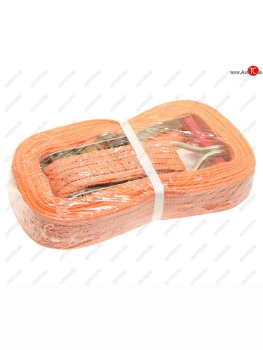 Стяжка крепления груза 5т 12м-50мм (полиэстер) с храповиком MEGAPOWER MEGAPOWER-AUTOMOTIVE m-73512s