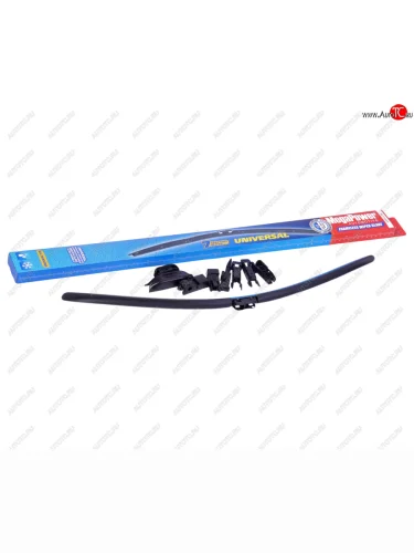 Щетка стеклоочистителя 600мм бескаркасная (7 адаптеров) Universal All Seasons MEGAPOWER MEGAPOWER-AUTOMOTIVE m-75024