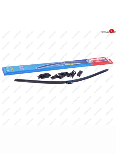 Щетка стеклоочистителя 650мм бескаркасная (7 адаптеров) Universal All Seasons MEGAPOWER MEGAPOWER-AUTOMOTIVE m-75026