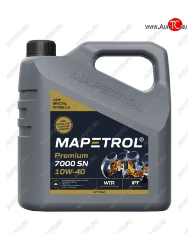 Масло моторное PREMIUM 7000 SN 10W40 п/синт.4л MAPETROL MAPETROL map0022 MAPETROL map0022