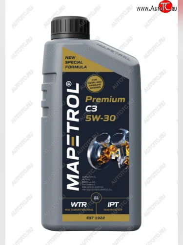 Масло моторное PREMIUM C3 5W30 синт.1л MAPETROL MAPETROL map0025
