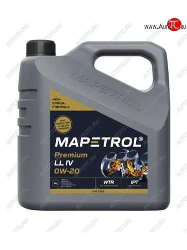 Масло моторное PREMIUM LL IV 0W20 синт.4л MAPETROL MAPETROL map0084