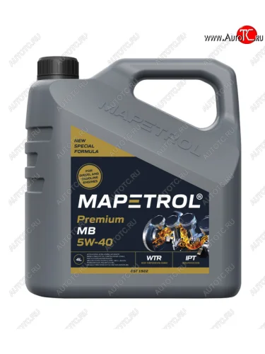 Масло моторное PREMIUM MB 5W40 синт.4л MAPETROL MAPETROL map0158
