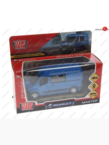 Модель автомобиля RENAULT Master металлическая ТЕХНОПАРК ТЕХНОПАРК master-14mos-bu