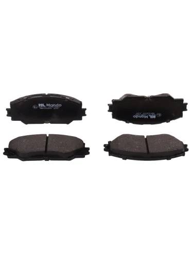 Колодки тормозные TOYOTA Auris (06-12) (Япония) Corolla (07-13) передние (4шт.) MANDO MANDO mbf015222 MANDO mbf015222
