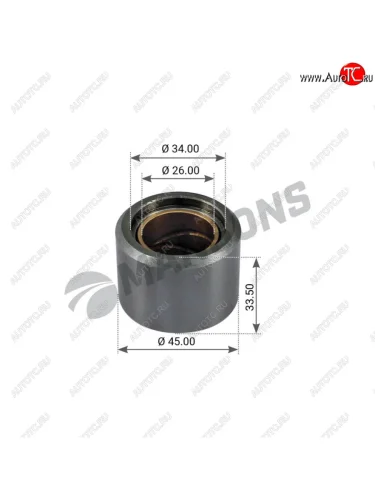 Ролик BPW тормозной колодки MANSONS MANSONS mbp3040