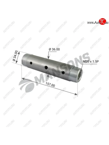 Палец BPW колодки тормозной (36x157) MANSONS MANSONS mbp3050