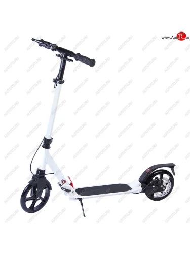 Самокат 2-х колесный (колесо 200мм) до 100кг алюминий ручной дисковый тормоз NO NAME mc-04a