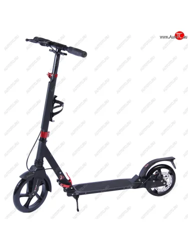 Самокат 2-х колесный (колесо 230мм) до 100кг алюминий ручной дисковый тормоз NO NAME mc-04b