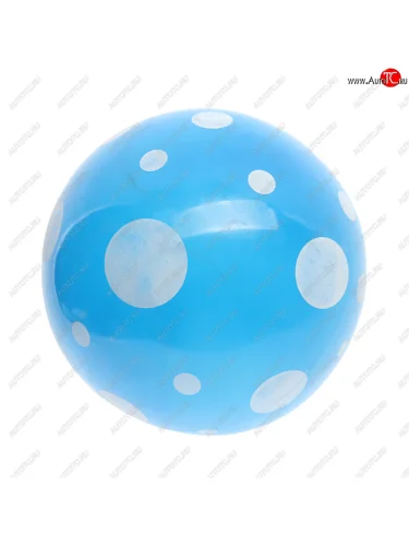 Мяч детский сине-белый Горошек NO NAME md-23-03