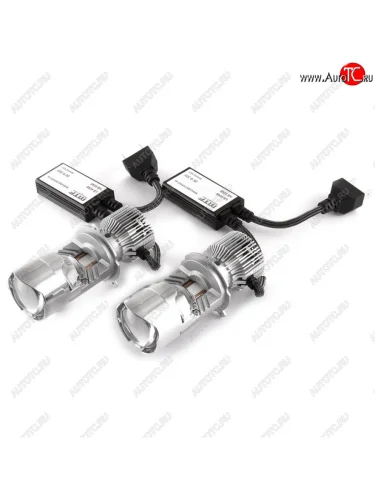 Лампа светодиодная 12V24V H4 P43t линза бокс (2шт.) MTF MTF mh4k5e