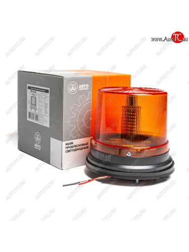 Маяк импульсный 1224V (48 светодиодов) (3 режима) стационарный желтый AVTOELECTRICA AVTOELECTRICA ми-04 ae