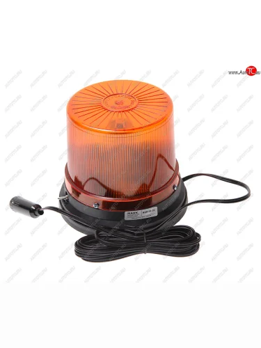 Маяк импульсный с прямым шнуром (48 светодиодов) (2 режима) желтый САКУРА САКУРА мим 04-01