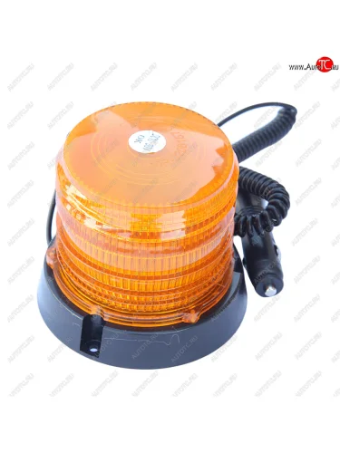 Маяк импульсный 1224V (48 светодиода) (2 режима) на магните 70х120мм KRAL KRAL мим 48 led