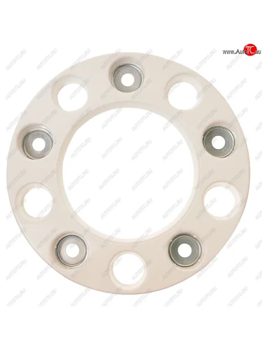 Колпак колеса R-22.5 переднего ободок на евродиск пластик (белый) ТТ ТЕХНО-ТРЕЙД мк-кл-б-01