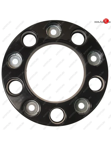 Колпак колеса R-22.5 переднего ободок на евродиск пластик (черный) ТТ ТЕХНО-ТРЕЙД мк-кл-ч-03