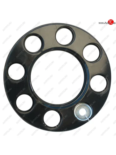 Колпак колеса R-17.5 R-19.5 переднего ободок на евродиск пластик (черный) 8 шпилек ТТ ТЕХНО-ТРЕЙД мк-кл-ч-26