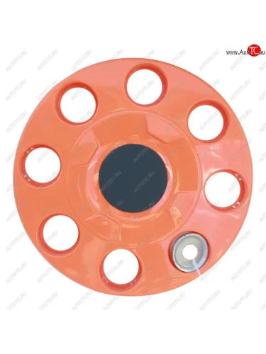 Колпак колеса R-17.5 R-19.5 переднего на евродиск пластик (оранжевый) 8 шпилек ТТ ТЕХНО-ТРЕЙД мк-кл-о-31 ТЕХНО-ТРЕЙД мк-кл-о-31