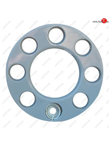 Колпак колеса R-17.5 R-19.5 переднего ободок на евродиск пластик (серый) 8 шпилек ТТ ТЕХНО-ТРЕЙД мк-кл-с-25