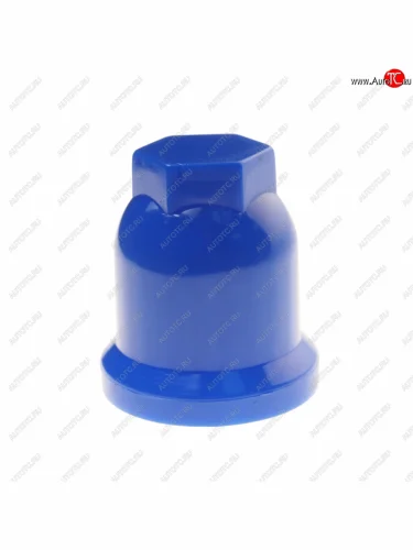Колпачок гайки крепления колеса 32х32 пластмассовый удлиненный (синий) ТТ ТЕХНО-ТРЕЙД мк-ко-25