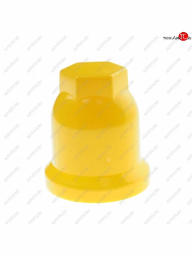 Колпачок гайки крепления колеса 32х32 пластмассовый удлиненный (желтый) ТТ ТЕХНО-ТРЕЙД мк-ко-27