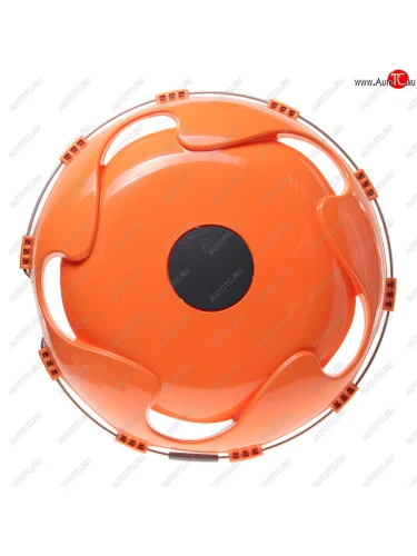 Колпак колеса R-17.5 переднего пластик (оранжевый) ТТ ТЕХНО-ТРЕЙД мк-пл-53