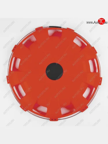 Колпак колеса R-22.5 заднего пластик (красный) Турбо ТТ ТЕХНО-ТРЕЙД мк-пл-р06