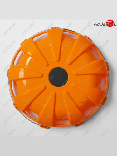 Колпак колеса R-22.5 переднего пластик (оранжевый) Турбо ТТ ТЕХНО-ТРЕЙД мк-пл-р14