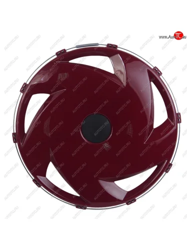 Колпак колеса R-22.5 заднего пластик (бордовый) (вентилятор) ТТ ТЕХНО-ТРЕЙД мк-пл-в09