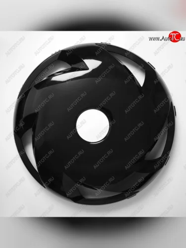 Колпак колеса R-22.5 переднего пластик (черный) (вентилятор) ТТ ТЕХНО-ТРЕЙД мк-пл-в13