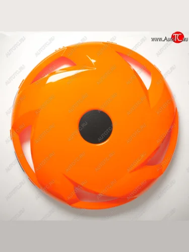 Колпак колеса R-22.5 переднего пластик (оранжевый) (вентилятор) ТТ ТЕХНО-ТРЕЙД мк-пл-в14