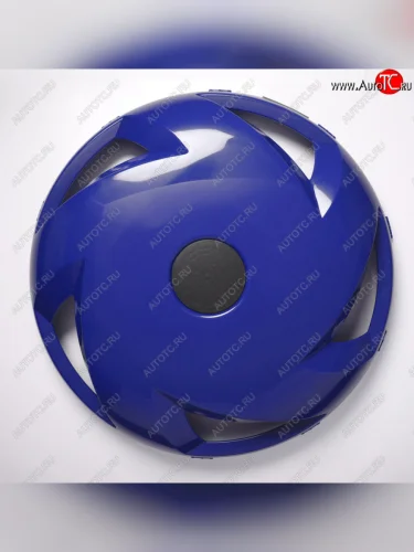 Колпак колеса R-22.5 переднего пластик (синий) (вентилятор) ТТ ТЕХНО-ТРЕЙД мк-пл-в15